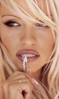 Blonde Big-tits Playboy Celebrity Model Pamela Anderson - N