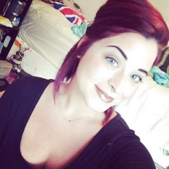 Redhead nude teen - dyed ginger with big tits naked selfies - N