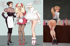 Shemale Cartoon Fantasies 1 - N