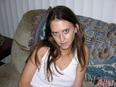 Skinny Babe Models Nude With Sneakers - N