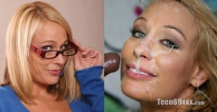 Face Before And After Cumshot - N