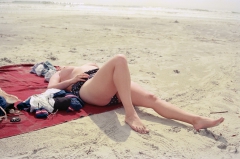 Slut wife nude public outdoors beach camping - N