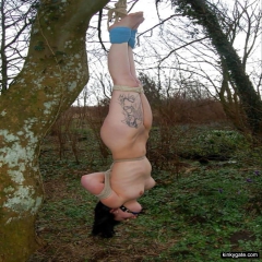Female Slaves hanging in the air - N