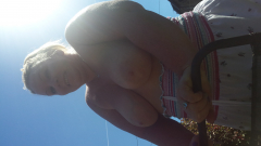 Cum on blonde tits - N
