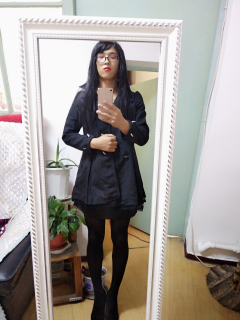 Chinese cross dresser Xiao Zuo takes a selfie - N