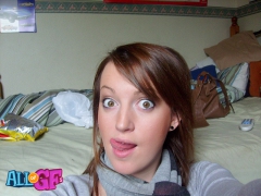 My slutty girlfriend real - N