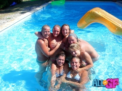Exgirlfriends raunchy bikini party - N