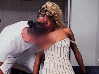 Busty 18yo Black Meaty Pussy RAILED Hard