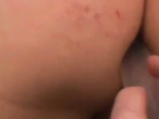 caning sissy John's pimply ass