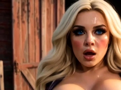Farm Couple Fucks All Over The Ranch