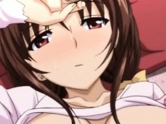 Close-up with hentai pussy getting finger fucked