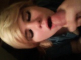 Barely 18 Emo Blonde Blowjob