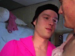 College twinks humiliated with crossdressing