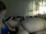 Bbw fat chick strips on webcam