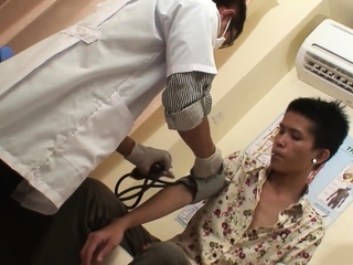 Skinny Asian barebacked after blowjob