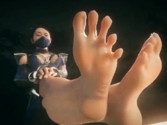 Kitana Foot fetish femdom POV