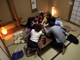 Japanese group sex with pussy licking and fucking