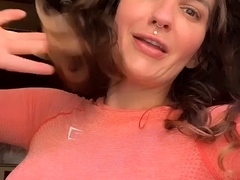 Big boobs milf masturbates with her dildo