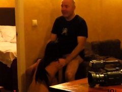Amateur MILF blowjob cumshot
