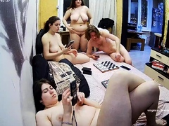 Amateur college group sex with fucking and sucking in hd