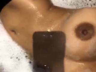 Big boobs milf masturbates with her dildo