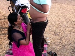 indian-wife-outdoor-blowjob-licking-fingered-and-fucked