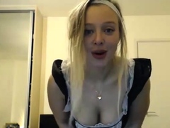 Big boob brunette masturbates on webcam