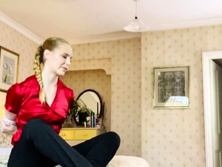 Blonde amateur milf does anal on pov camera 11