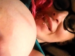 Big boobs milf masturbates with her dildo