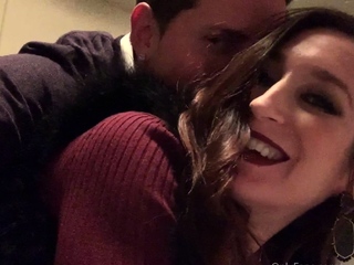 Amateur brunette doggystyle fucks a big cock