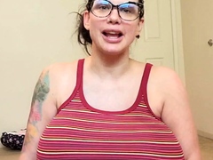Big boobs milf masturbates with her dildo