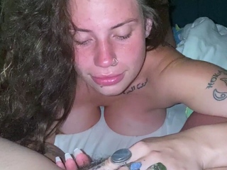 Anal fingered girlfriend amateur fucked in this pov video