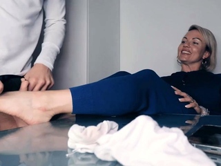 Blonde Foot Fetish on Cam