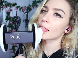 Rose ASMR Patreon - Wolf Ear Licking