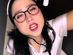 Kimmy Kalani ASMR JOI - Asian Nurse Gets Sperm Sample