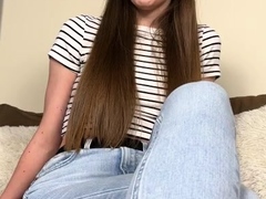 Flexible foot fetish masturbating with feet and hands