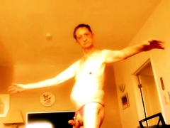 nude like usual with pink string