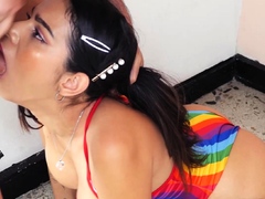 Amateur Busty Latina Teen RAMMED By BWC