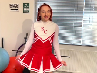 Lesbea Redhead and blonde teens make love