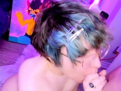 Hot amateur teen blowjob and facial HD video