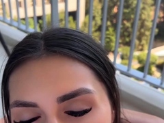 Delirious brunette whore riding big cock hardcore